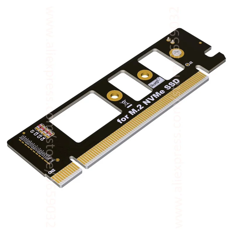 2018 Новый Riser M.2 NVME ключ M к PCI e x16 Адаптерная карта key pcie 4x 16x расширительные карты E 3 0