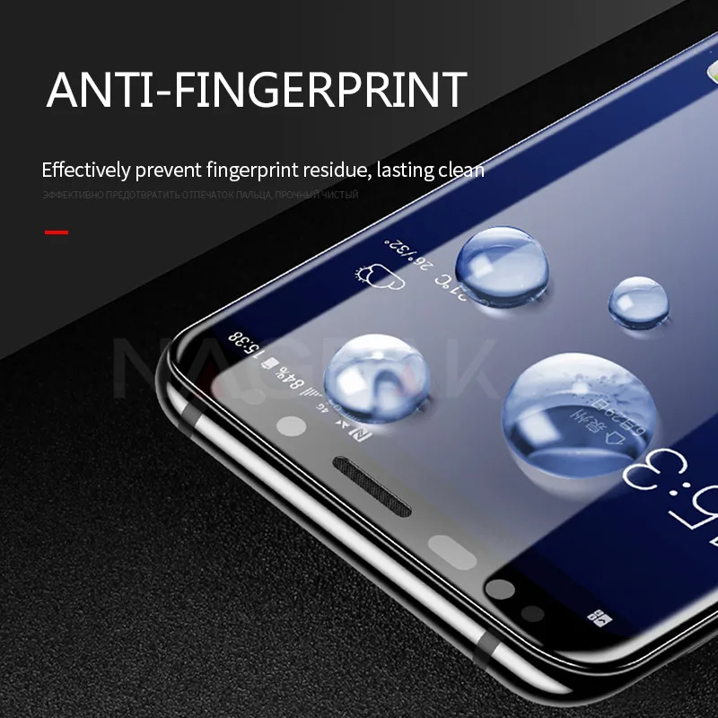Защитная пленка NAGFAK для Samsung Galaxy S9 Plus S8 Мягкая изогнутая 3d-пленка задней панели не