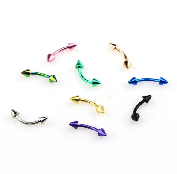 4 Color Eyebrow Surgical Steel Body Piercing Jewelry Never Fades Navel Lip Ear Septum Cartilage | Украшения и аксессуары