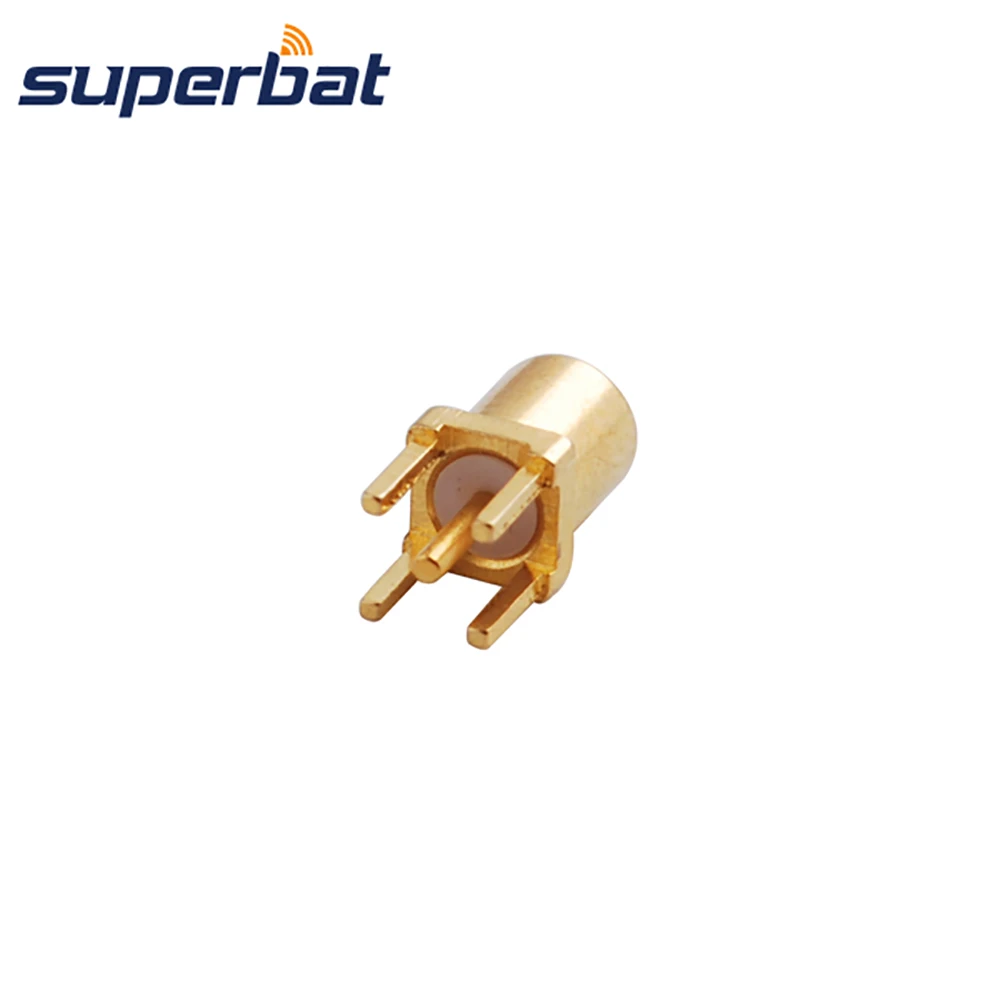 Superbat 50 Ом MMCX сквозное отверстие гнездо монтажа печатной платы с паяльной стойкой