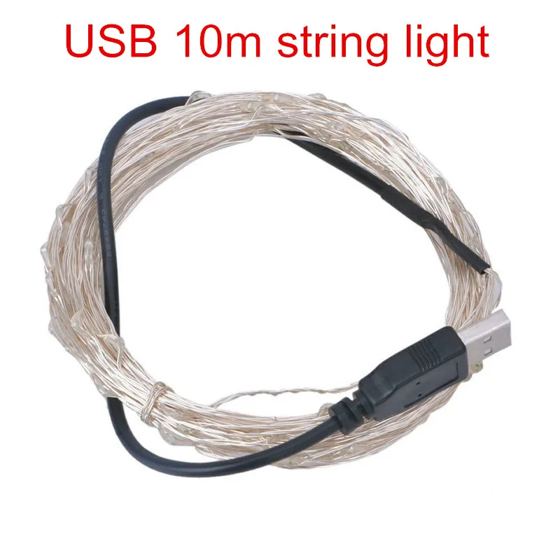 100/200/300 светодиодов наружные USB/солнечные гирлянды сказочные Праздничные