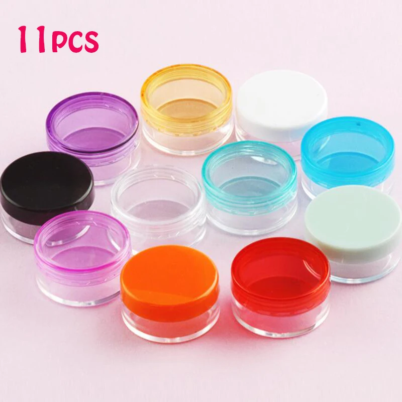 Прозрачная бутылка для хранения бусин 11 бутылок|Алмазная мозаика и вышивка| |