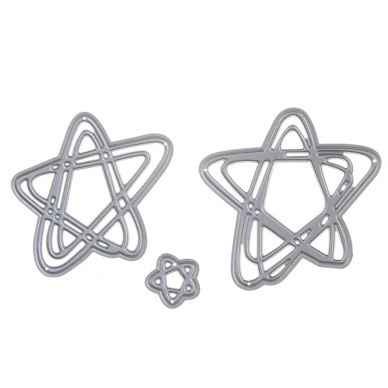 Scrapbooking DIY Irregular Line Star Shaped Metal Cutting Dies Wedding Book Photo Album Art Card Decor Die Cuts | Дом и сад