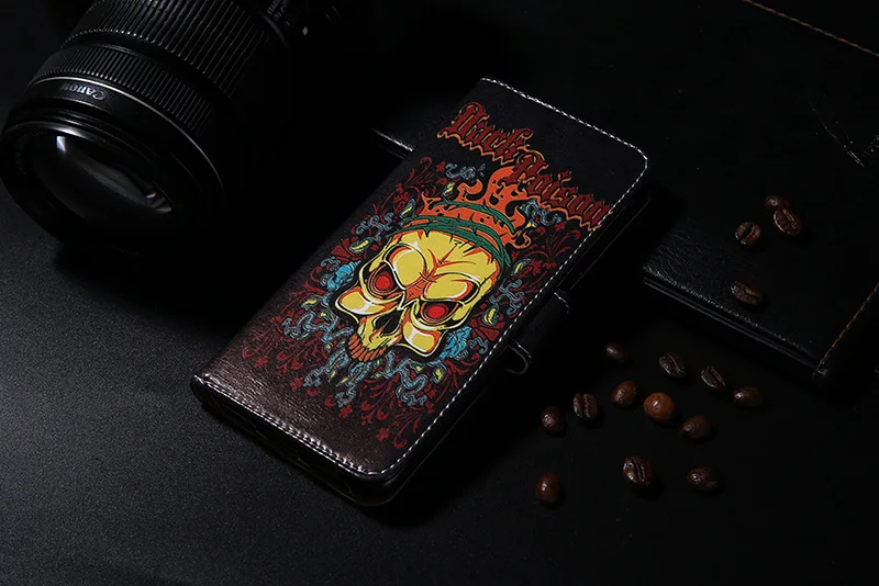 Sin Для Fly Life Mega Compact 4G Photo Pro power Plus 3 Slimline 5S FS529 мультяшный флип-чехол для телефона из искусственной кожи чехол Fundas Etui - Цвет: Sin