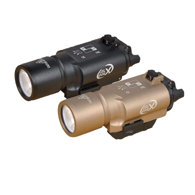 

Hot sale Tactical led flashlight X300 LED Weapon Light white light gun for hunting VI03006