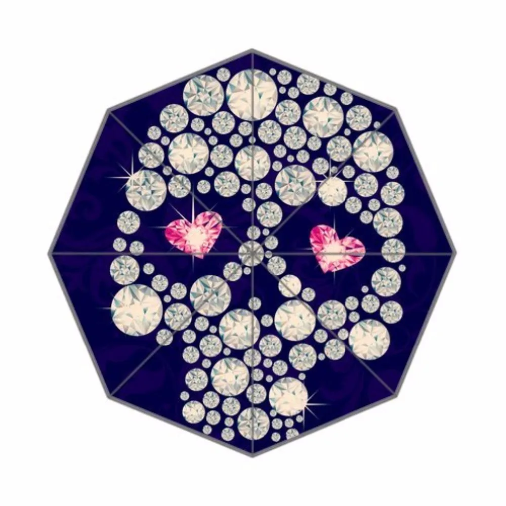 Персонализированный модный зонт от солнца и дождя с черепом 100% ткань алюминиевый