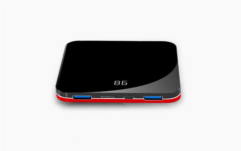 8000mAh 2.0A Быстрая зарядка мини банк питания двойной-USB портативный Зеркальный Алюминиевый банк питания быстрая зарядка Батарея Резервного Питания Пакет