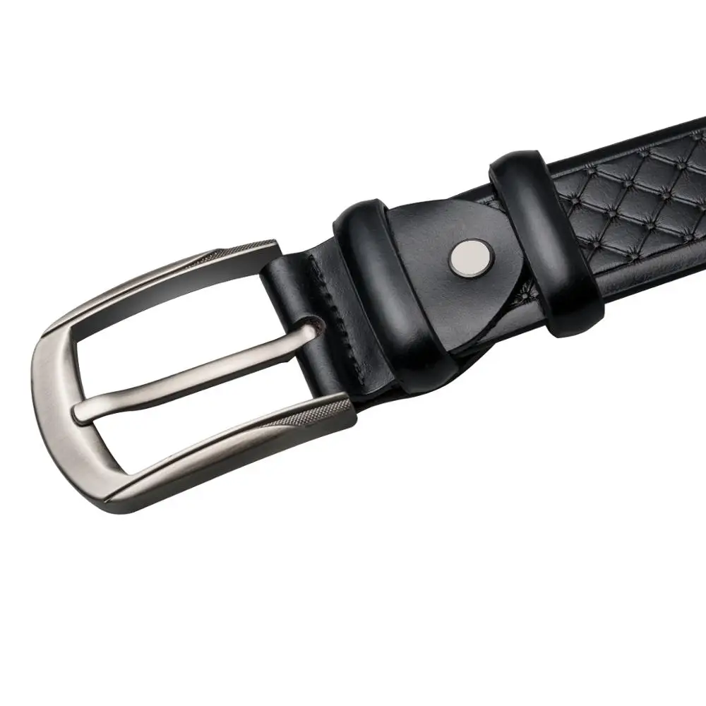 Ремень мужской кожаный с металлической пряжкой для Bueiness свадьбы|leather belts for men|luxury