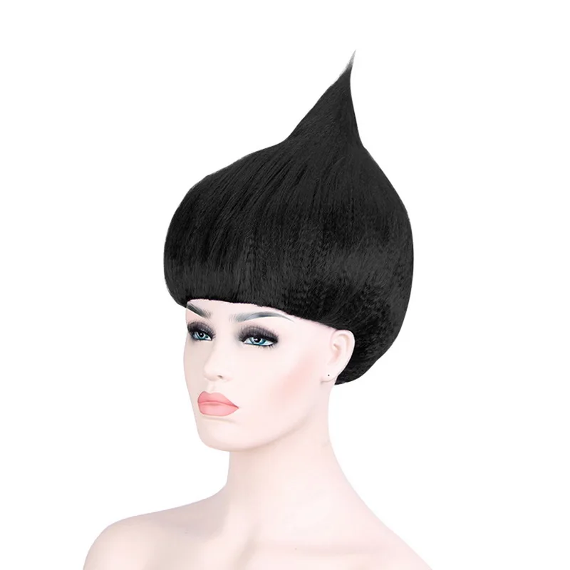 Hoomall 1 шт. Мути цветные искусственные накладные волосы новый парик Мультяшные