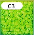 C3 DOLLRYGA 2,6 мм, 1500 шт, 72 цвета, бусины для детей, Хама, бусины Perler, сделай сам, пазлы, Горох, высокое качество, ручная работа, подарки для девочек, детские игрушки - Цвет: C3