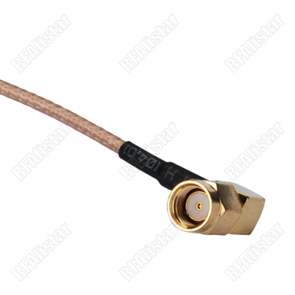 RP SMA штыревой правый угол для RA RG316 РЧ отрезок коаксиального кабеля в сборе Wifi