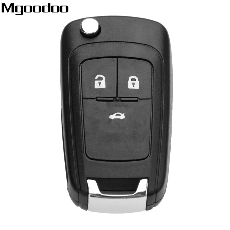 

Пульт дистанционного управления Mgoodoo 433 МГц, умный Автомобильный ключ, чип ID46 HU100, необработанное лезвие, 3 кнопки для Opel Vauxhall Astra J Corsa E Insignia ...