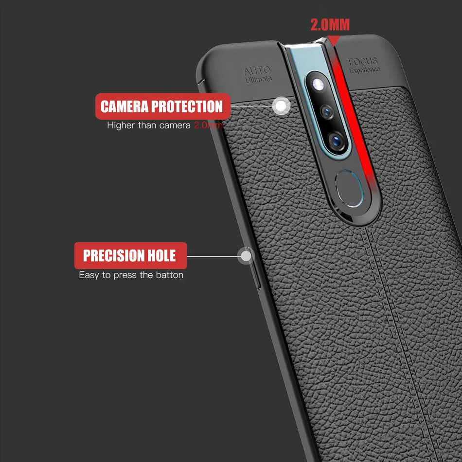 Роскошный брендовый оригинальный ударопрочный армированный чехол OPPO F11 Pro мягкий