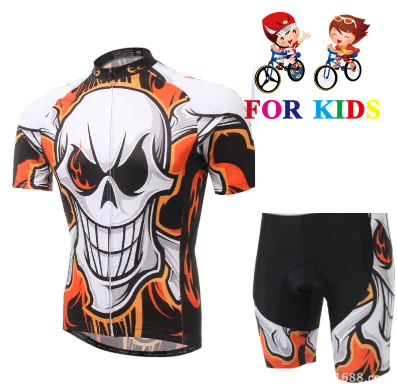 Kids MTB Bicycle Clothes Uniform Summer boy Cycling Jerseys Bike Clothing Quick-Dry Racing Boy Ropa bicicleta | Спорт и развлечения