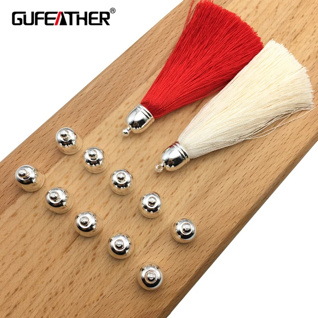 GUFEATHER M12/10*14 мм медные колпачки с кисточками/ювелирные аксессуары/фурнитура для