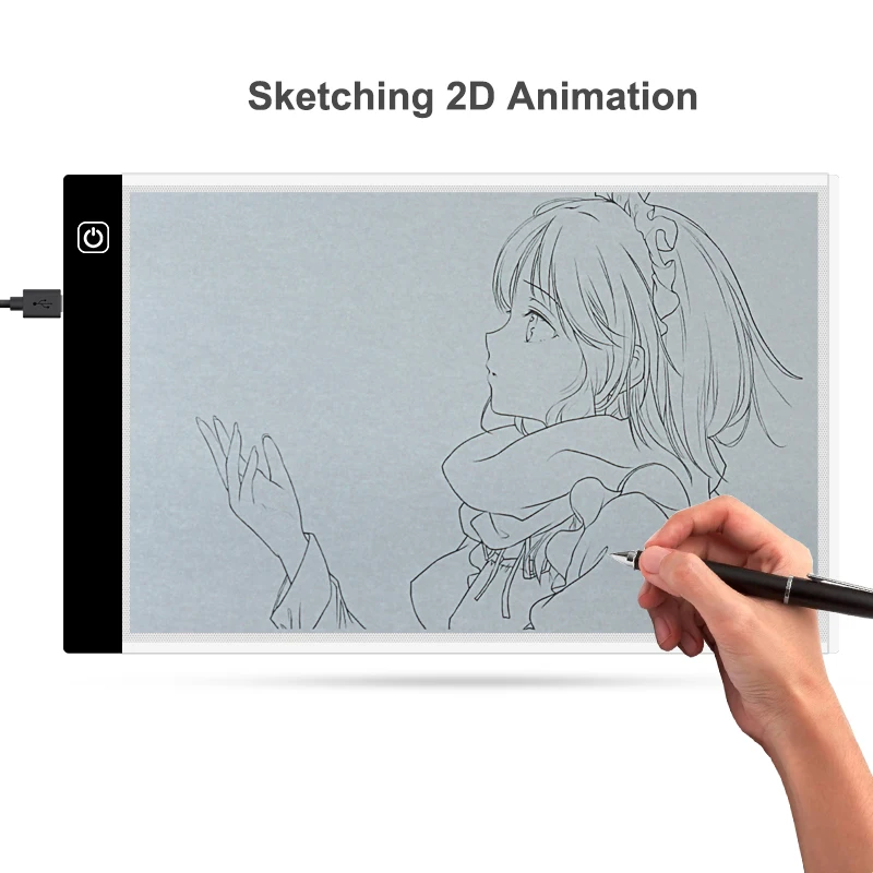 Ультратонкий планшет для рисования 0 4 мм со светодиодной подсветкой|Цифровые