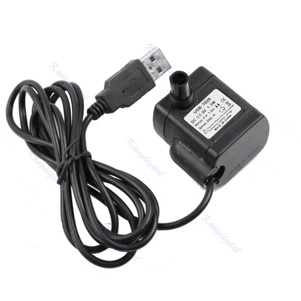 Погружной водяной насос постоянный ток 3 5 В-9 В Вт USB для аквариума фонтана пруда |