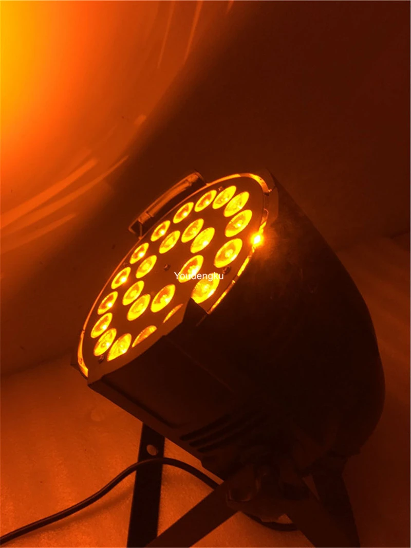 Супер яркий алюминий par led чехол 24x18 Вт 64 rgbwa УФ 6in1 Может dmx огни|dmx light|rgbwa uv 6in1par |