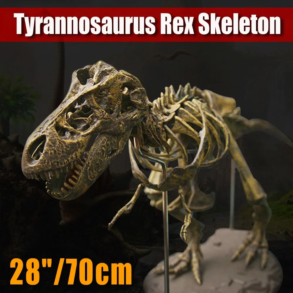 4D сборка Fossil Скелет динозавр моделирование животных модель игрушки научный