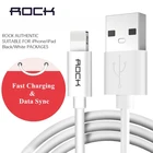 ROCK круглый USB кабель для зарядки и передачи данных для iPhone 7 plus, кабель для быстрой зарядки, адаптер, кабель для освещения X 8 7 6S 6