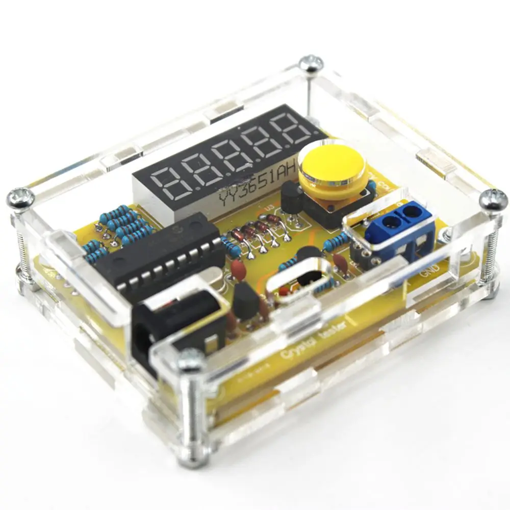 1Hz-50MHz Crystal Oscillator Frequency Tester Module Counter Meter With Case | Компьютеры и офис