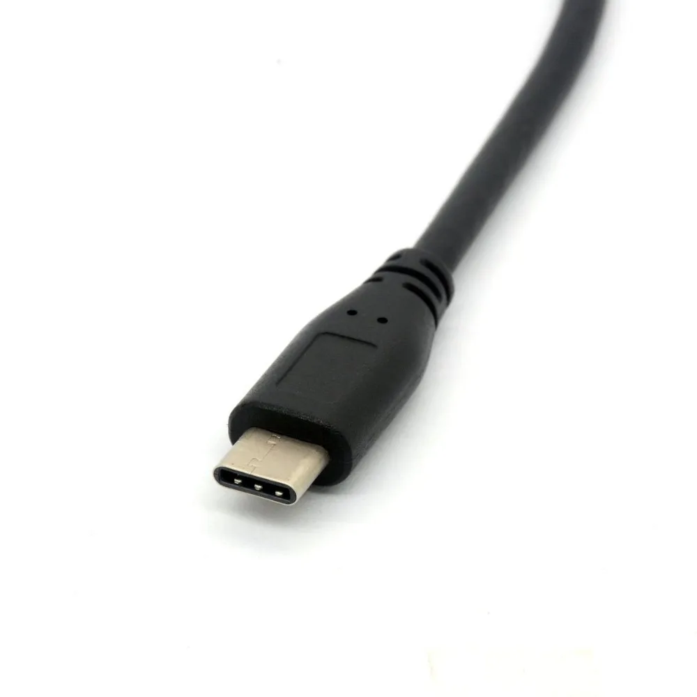 

USB C Cable USB 3.0 A Left to USB Type C Data Sync & Charge Cord USB-C Converter Adapter (Straight TypeC-3.0 Left)