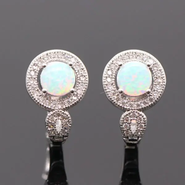 Новейшие красивые серьги с огненным опалом золотого цвета огненный опал ААА