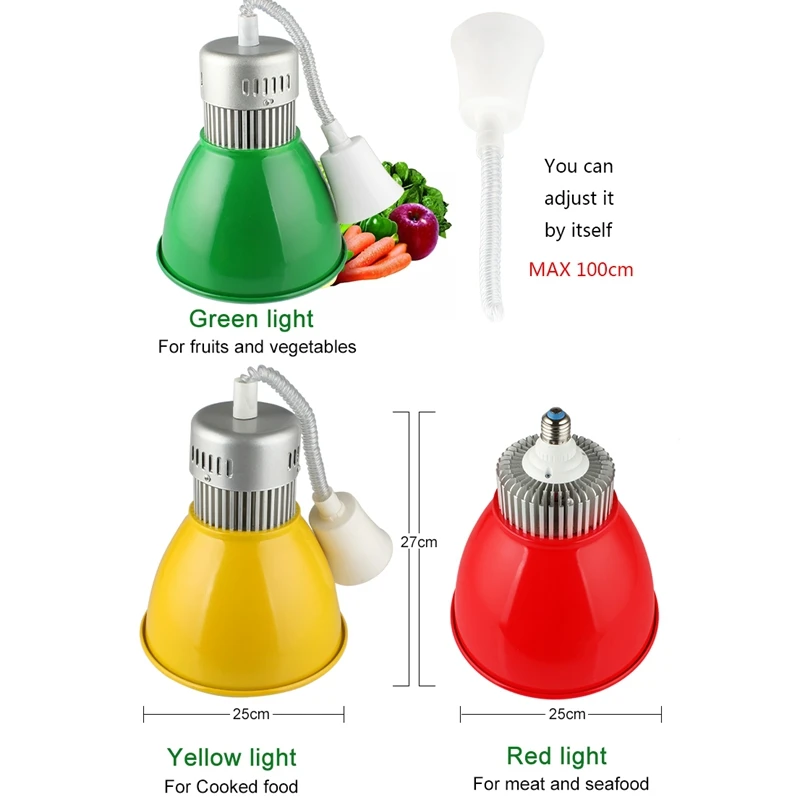 Светодиодные лампы свежий легкий 36 Вт супермаркет свежего мяса морепродуктов