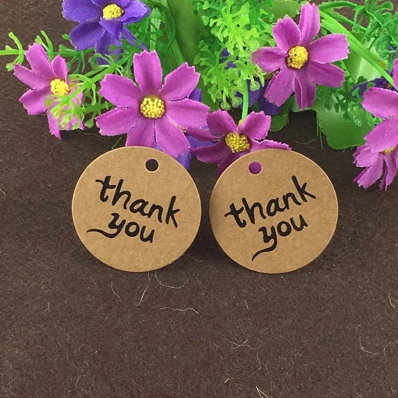 200 шт крафт ценники + пеньковые нитки бумага спасибо ярлык бумажные карты DIY