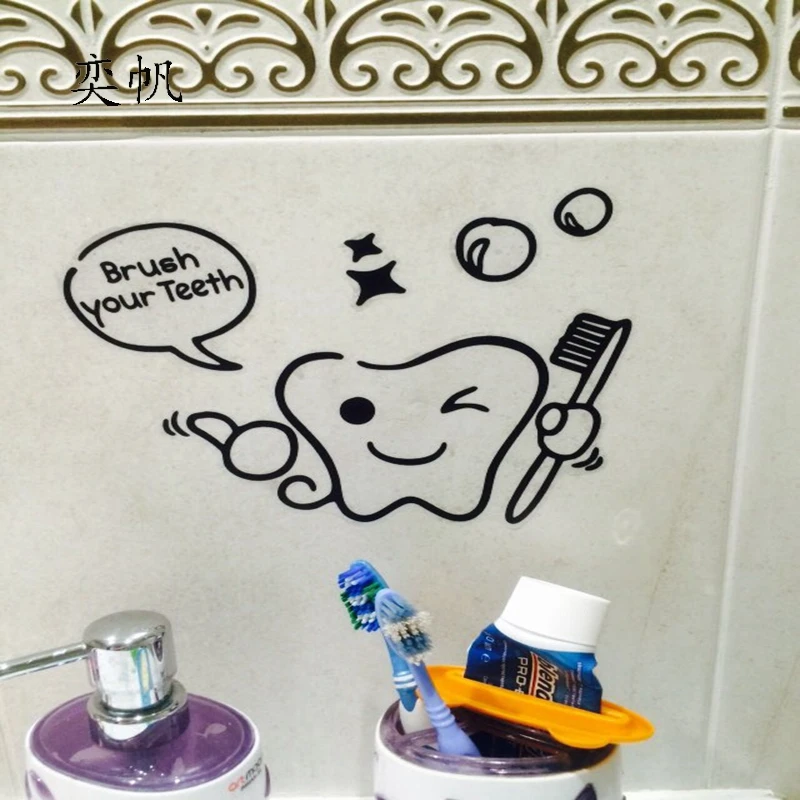 Стеклянные наклейки на стену ванной комнаты|stickers home decor|wall arttoilet sticker |