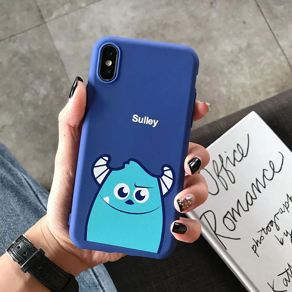 Милый чехол из ТПУ для iPhone Xs X Max XR 7 8 Plus Забавный 6 6s 5S SE матовый телефона|Бамперы| |
