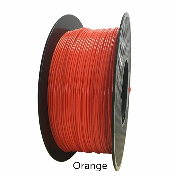 3d принтер нить PETG 1,75 мм Материал Цвет прозрачный синий 1 кг материал - Цвет: orange 1kg