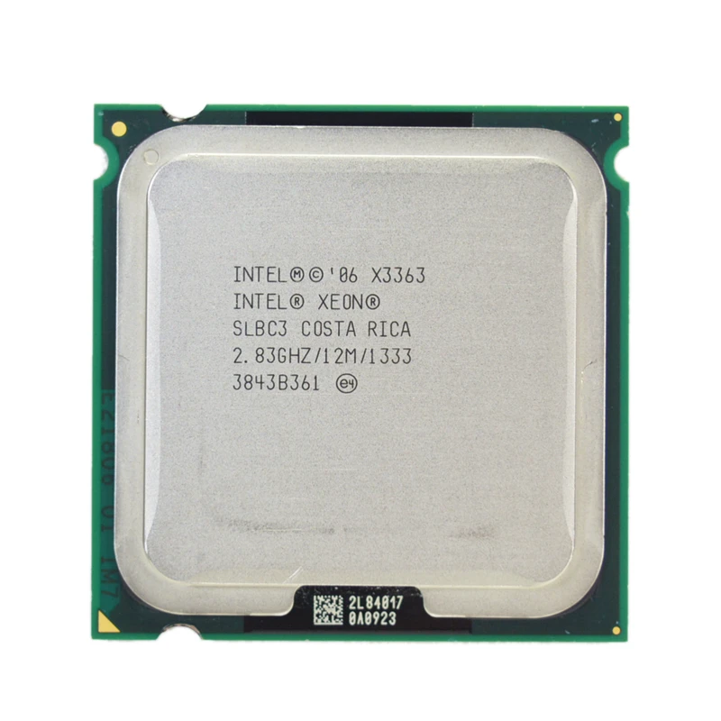 Процессор Intel Xeon X3363 2 83 ГГц 12 м 1333 МГц работает на материнской плате LGA775|intel xeon|xeon