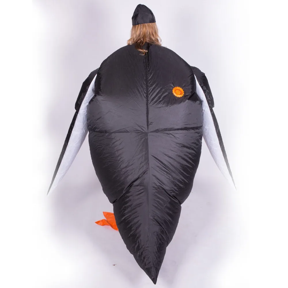 Надувной костюм пингвина для женщин и мужчин взрослых вечеринки карнавала