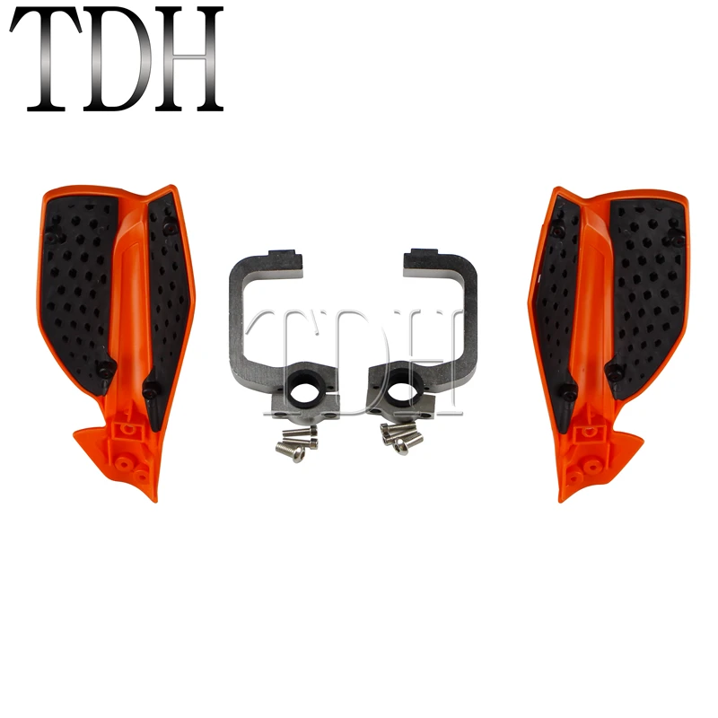 Orange Motorcycle Hand Guards Handguard Protector Protection For Motocross Dirt Bike Pit ATV Quads with 22mm 28mm Handbar | Автомобили и