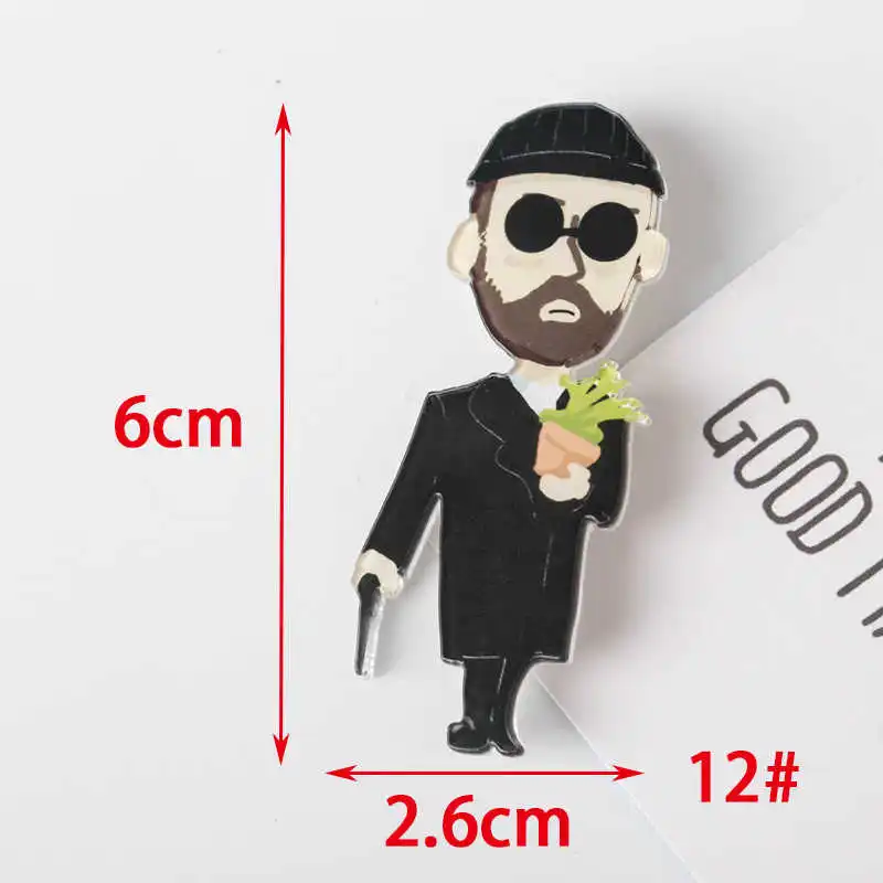 Мода Leon 1 шт. мультфильм микс скелет для одежды акриловые значки милый значок на