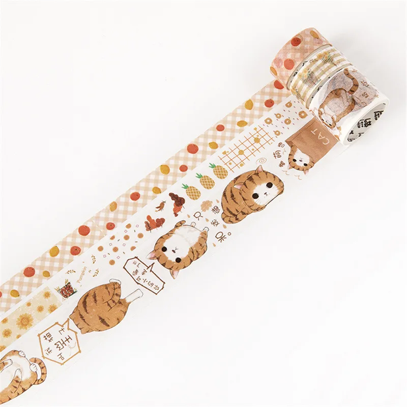 Mr paper 3 шт./компл. Kawaii милый мультфильм Скрапбукинг DIY деко васи ленты пули журнал украшения маскировки ленты 15 мм/30 мм - Color: 6