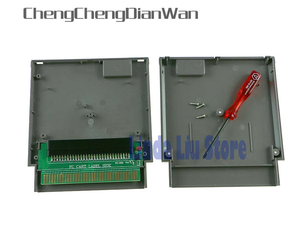 ChengChengDianWan для Famicom FC 60 Pin to NES 72 этикетка корзины боковой адаптер конвертер PCBA с