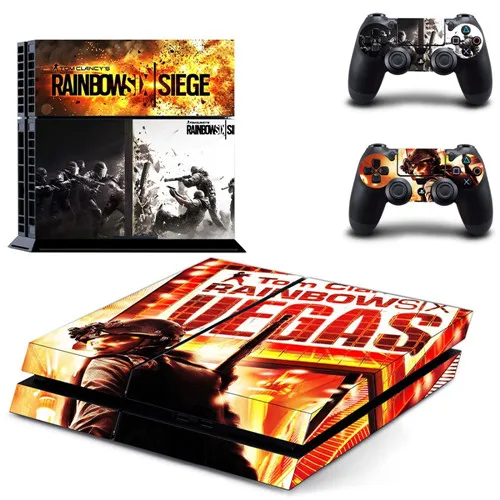 DPTM1709 Tom Clancy's Rainbow Six Siege PS4 наклейка для sony playstation 4 консоль и 2 контроллера PS4 наклейка для кожи виниловая - Цвет: DPTM1709