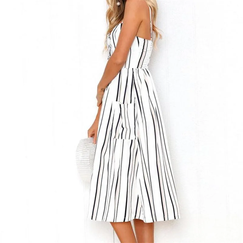 Женские сексуальные платья Кнопки печати с открытыми плечами Платье принцессы