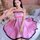 Сорочка ночная Женская атласная, шелк, цвет в ассортименте, S M L XL XXL, 1 шт