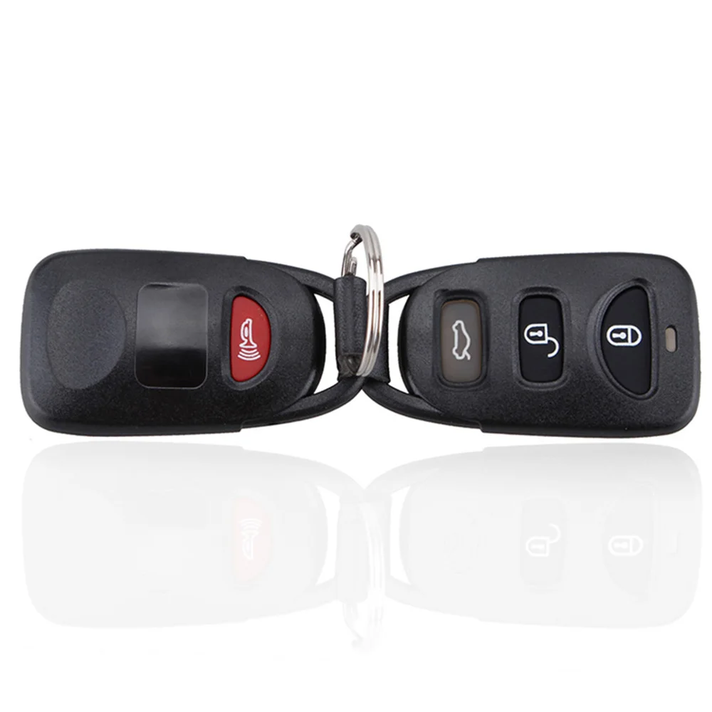 3 + 1 кнопки сменный Автомобильный ключ оболочка для Hyundai Sonata Elantra 2006 2011 Черный