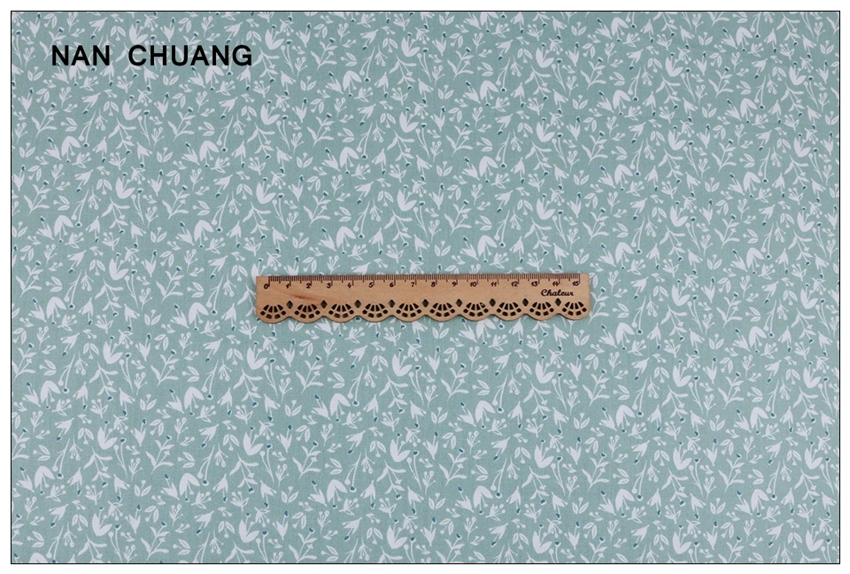 Nanchuang 8 шт./лот мягкие чехлы с изображением цветов с принтом хлопчатобумажная ткань саржевого Лоскутная Ткань для DIY Швейные и стежки сумки платье Материал 20x25 см