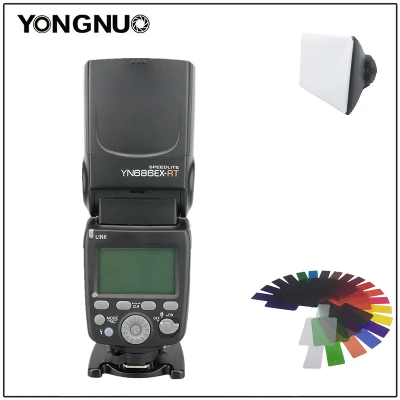 Светодиодная лампа для видеосъемки Yongnuo YN686EX-RT 2000 мА/ч литий-ионный аккумулятор