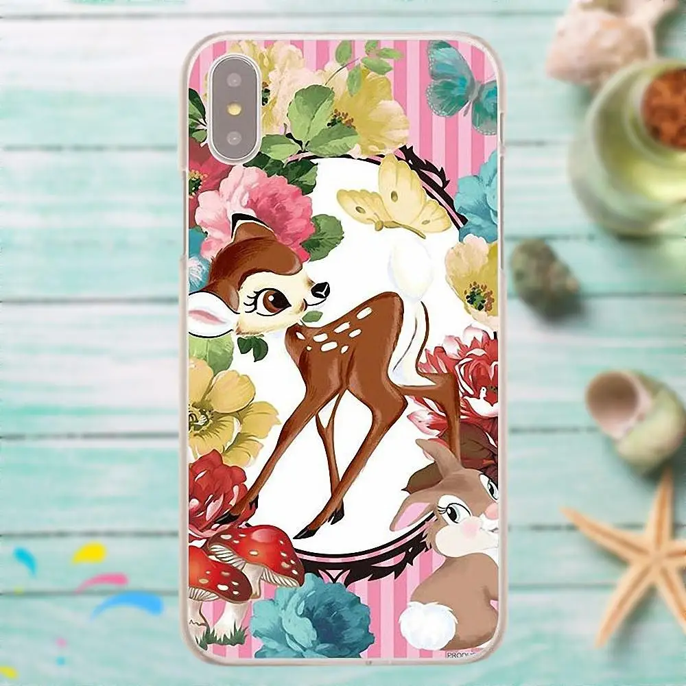 Мягкий чехол для мобильного телефона Xiaomi Redmi Mi Note 7 8 9 SE Pro Lite Go Play Bambi и Thumper |