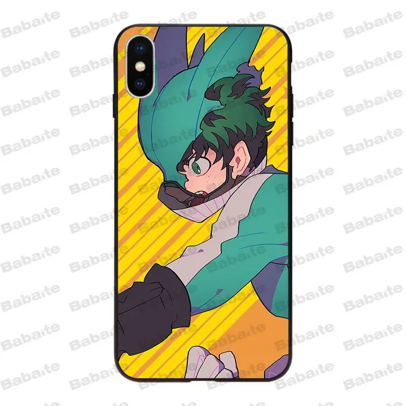 Babaite My Hero Academy Coque чехол для телефона для iPhone X Xs Xr XsMax 6 6s Plus 7 7plus 8plus 5 5S 5c SE11 11pro 11promax - Цвет: A3