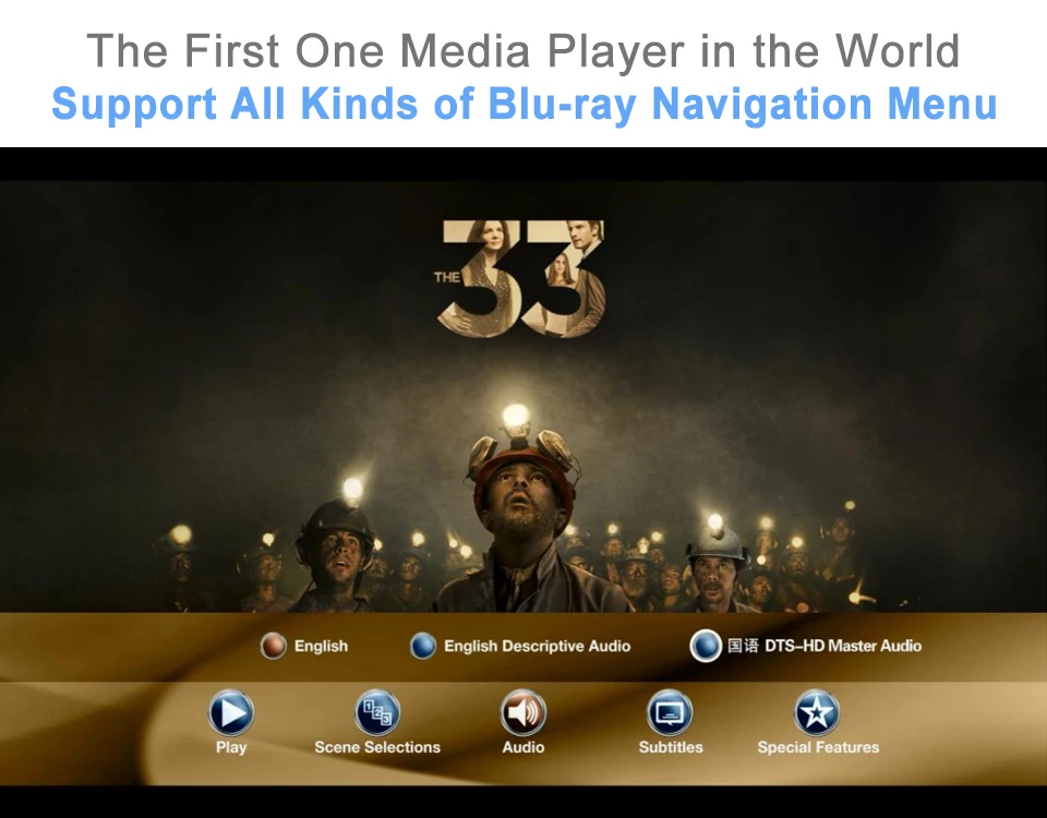 Egreat A5 4K UHD медиаплеер с HDR Blu-Ray проигрывателем жесткого диска ISO меню воспроизведения навигации Android 5,1 tv Box Spt DOLBY BD-ISO