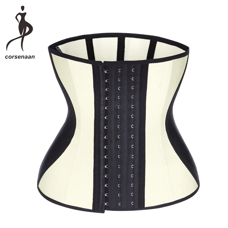 Purple Blue Pink Nude Women's Slimming Waist Cincher 9 Steel Boned Corset Latex Trainer Body Shaper For Weight Loss 628# | Женская