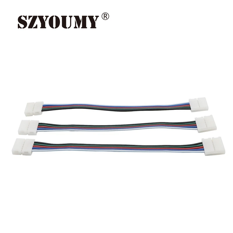 SZYOUMY 200 шт./лот коннектор rgbw светодиодные ленты коннекторы RGBW 10 мм PCB 5 Pin основной