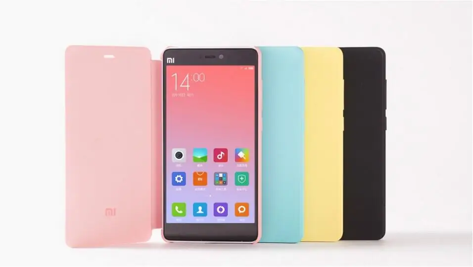 Xiao mi 4c mi 4c чехол Модный Флип кожаный чехол для телефона для Xiao mi 4c из искусственной кожи чехол умный дизайн